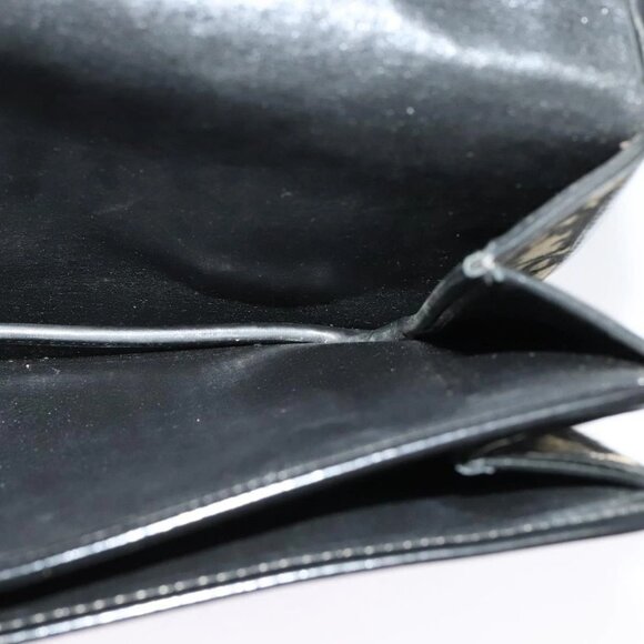 Christian Dior Trotter Canvas Shoulder Bag Navy Gold Auth BD2210 - Picture 12 of 16